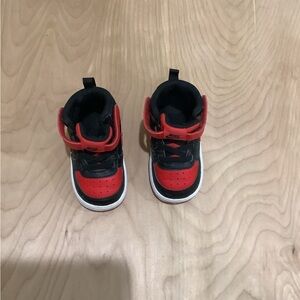 Nike Baby Red and Black Sneakers